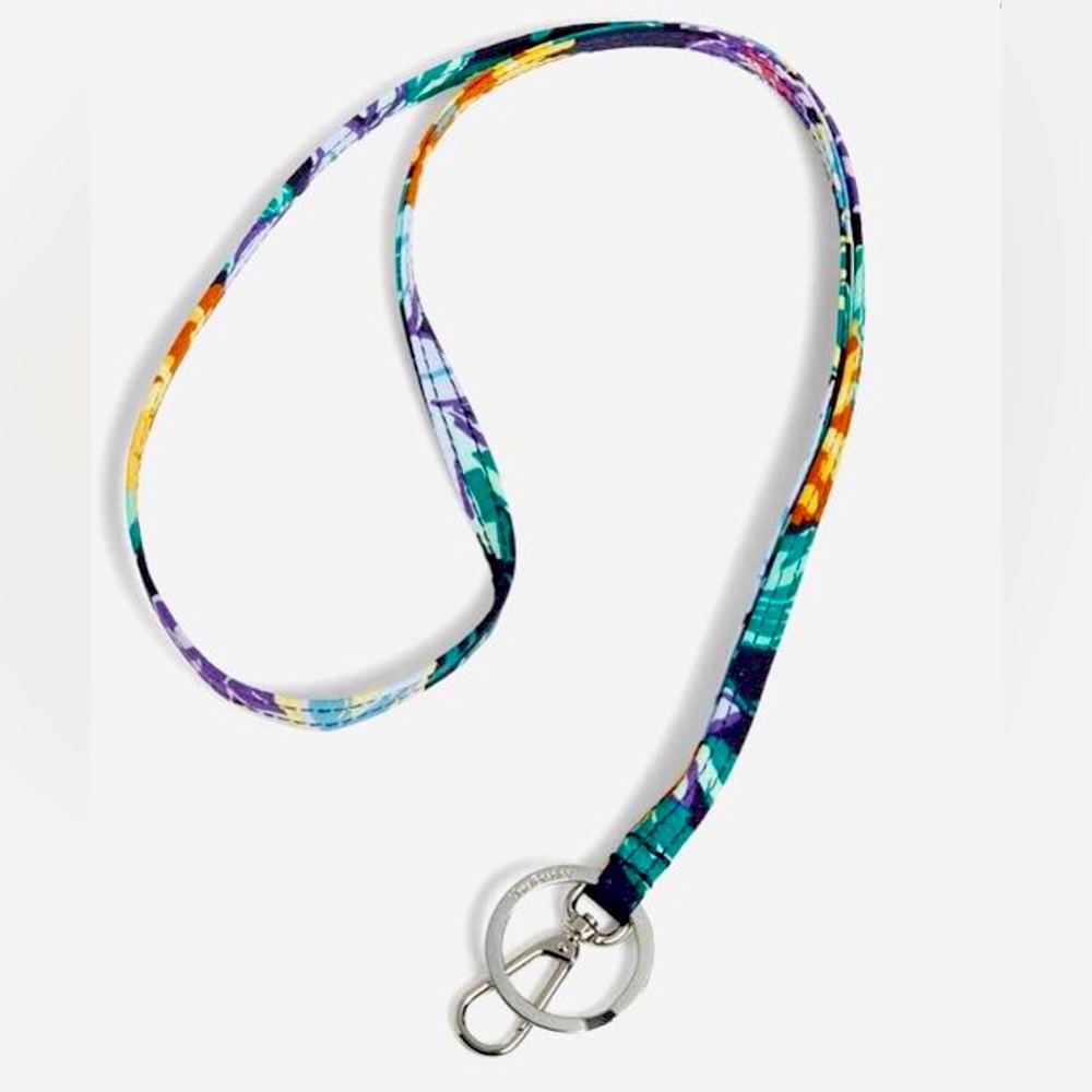 Vera Bradley Happy Blooms Lanyard NWT